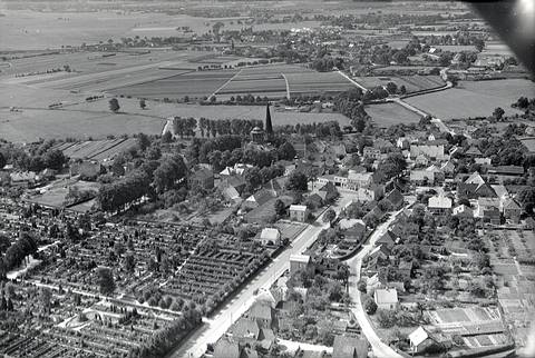 Luftaufnahme vor 1956